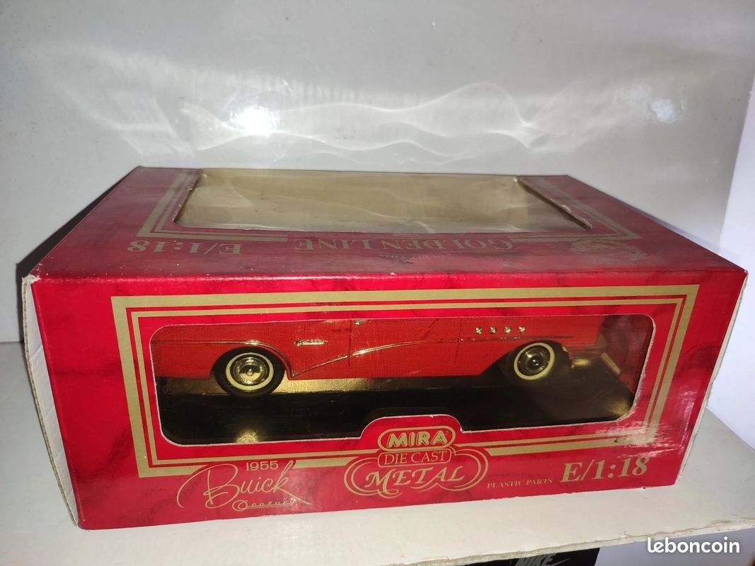 Miniature BUICK CENTURY 1955 Échelle 1/18 Solido made in China - Collection Miniature BUICK CENTURY 1955 Échelle 1/18 Solido made in China - Collection