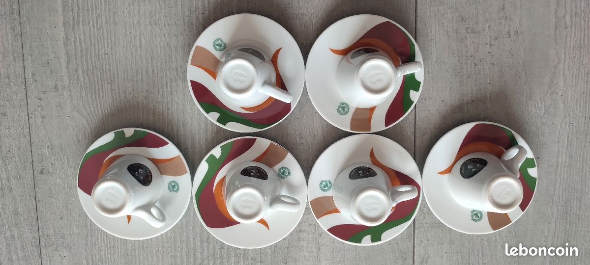 Service à café expresso 6 tasses et soucoupes Lavazza (image 6)