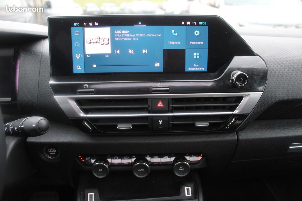 Citroen C4 X SHINE PACK 130 CV EAT8 BOITE AUTO CAMÉRA GRAND GPS USB FULL LEDS TOIT PANO ESP (image 13)