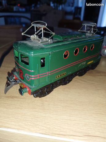 Locomotive électrique Hornby-Meccano BB8051 – Verte, Vintage, éclairage Fonctionnel (Occasion)
