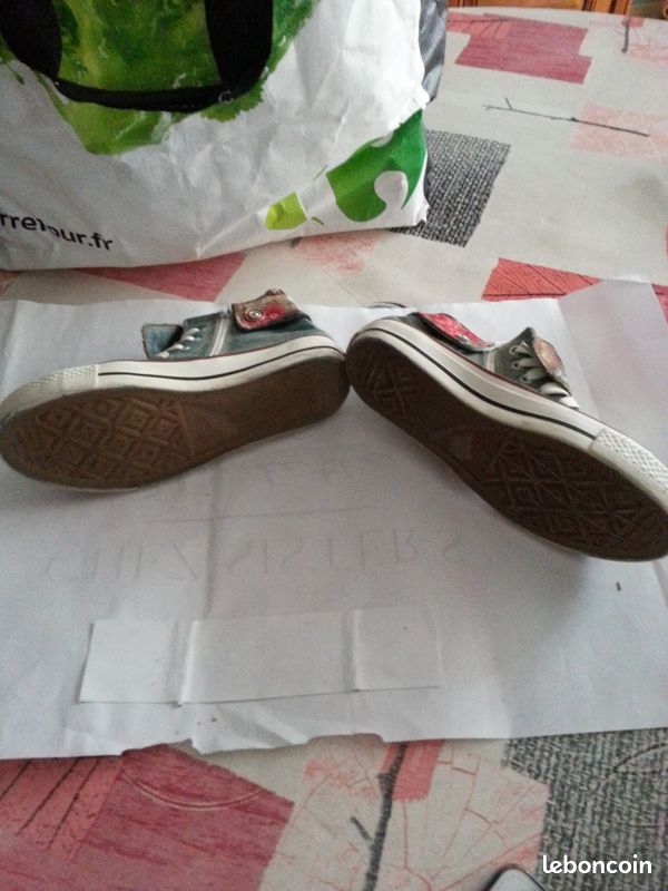 Chaussures peintes T 34 convertible hautes basses (image 7)