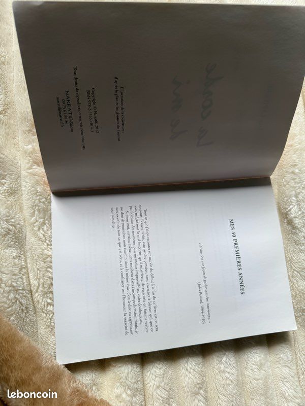 Livre Jean Lapierre la corde de mi éditions Narratif comme sur photos (image 3)