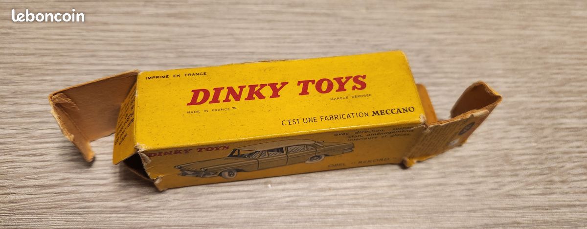 Al928 Dinky Toys Fr 1/43 Opel Rekord Beige Ref 554 Bon Etat - FR