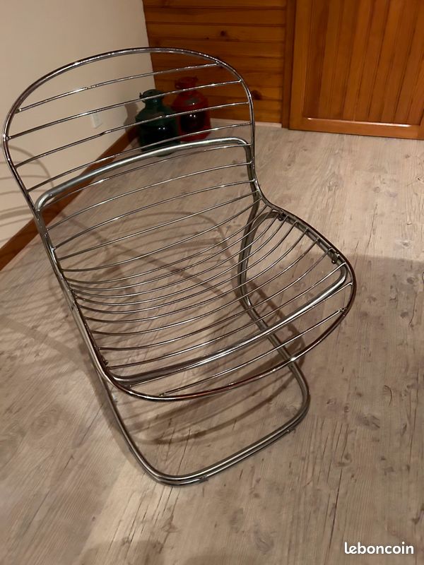 Chaises avec galettes cuir LE LOT DE 4 (image 5)