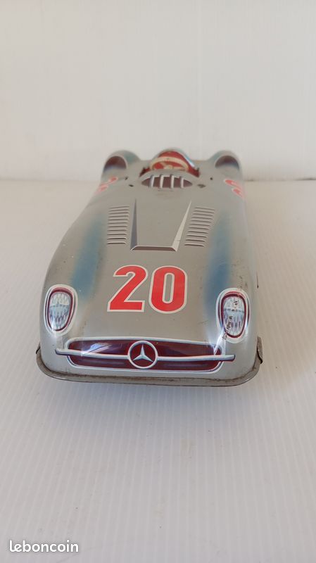 Jouet Ancien Mercedes Gama 475 - Voiture à Friction Tôle Et Plastique Joustra - Occasion