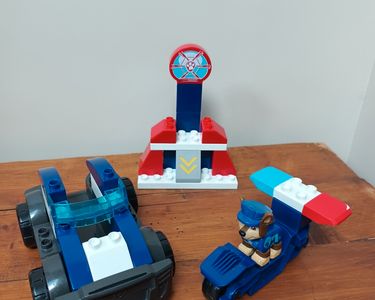 Mega Bloks La Pat'Patrouille : Le Film - Engin De Construction De Ruben, 16 Blocs Et Figurine, Dès 3 Ans
