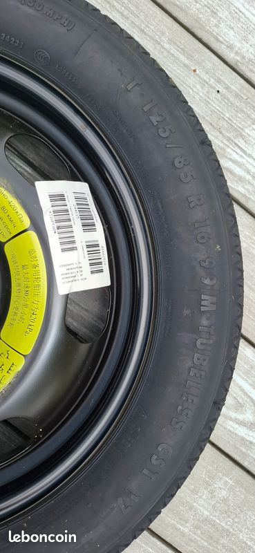 Roue de secours galette NEUVE – Citroën C3 Aircross, Peugeot, DS et Opel, (image 1)