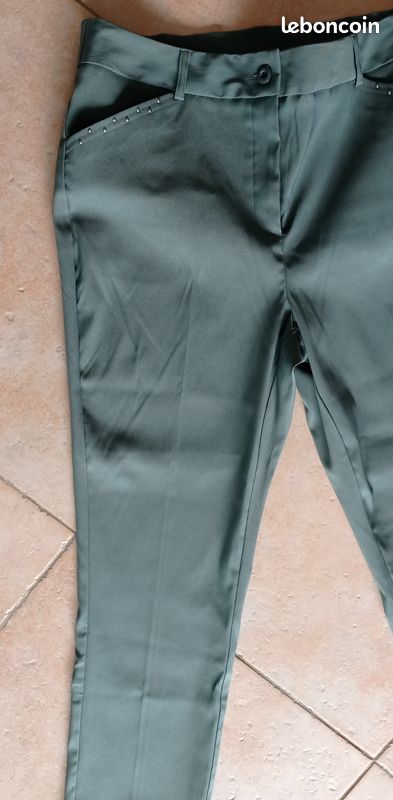Pantalon chic court femme T 44 Damart (image 3)