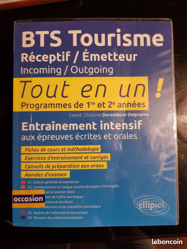 BTS Tourisme Réceptif/Émetteur Tout en un (image 1)