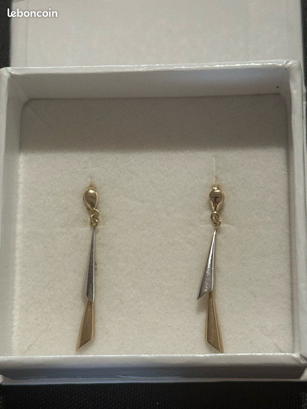Boucle d’oreilles Or 9 carats 375/1000 (image 3)