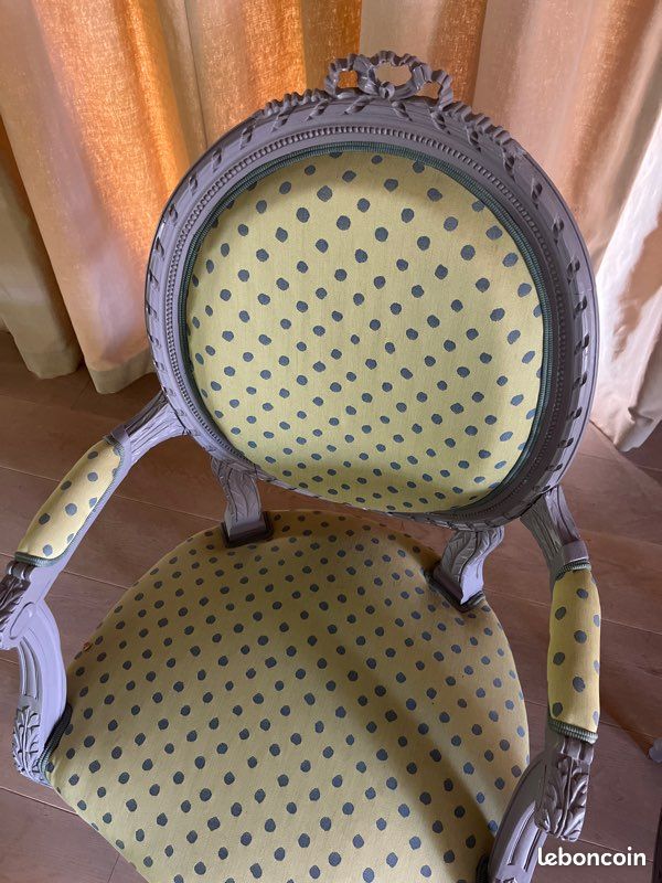 2 Fauteuils cabriolet style Louis xv (image 2)
