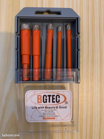 Foret Diamanté électrolytique NBB - Perçage à Eau Marbre, Granit, Céramique (35 Mm)