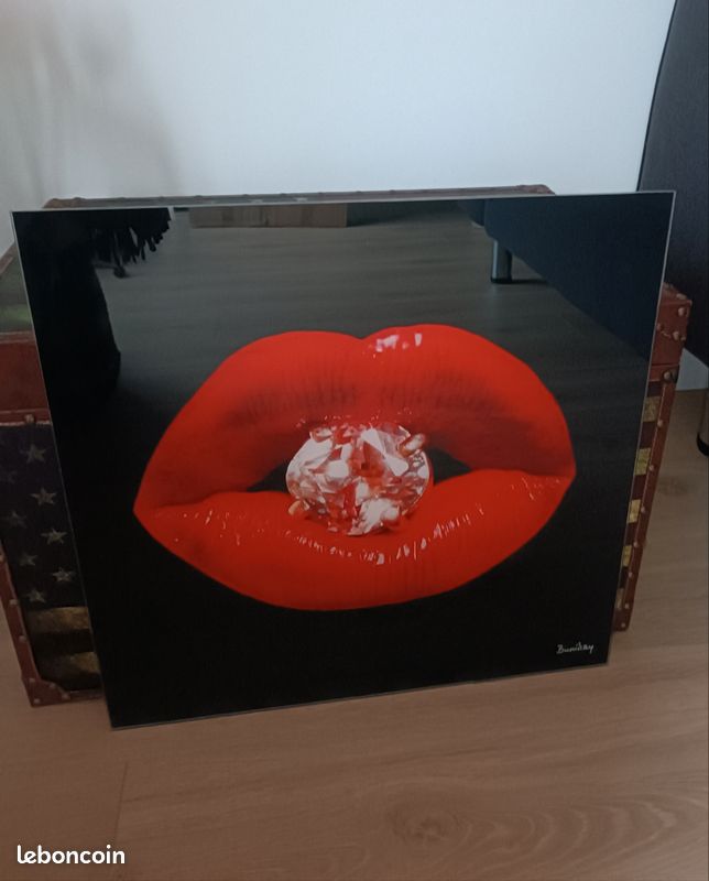 Tableau plexi Boniday bouche (image 1)