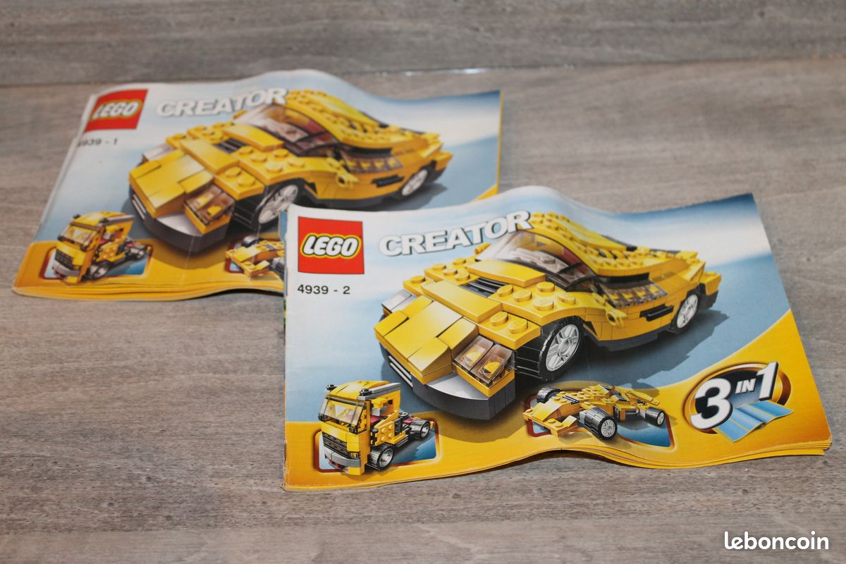 Yellow Lego 4939 Instructions Lego Creator 4939 Voiture Jaune Complet - Main Image