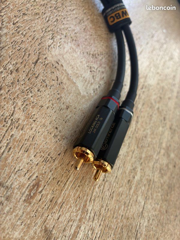 Câble de modulation RCA Gotham GAC-4/1 – Connecteurs Eminence – 25 cm (image 2)