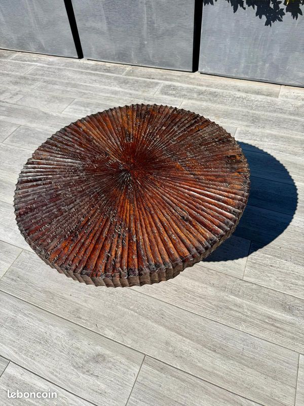 Table basse en bois massif de Pallissandre des Indes (image 3)