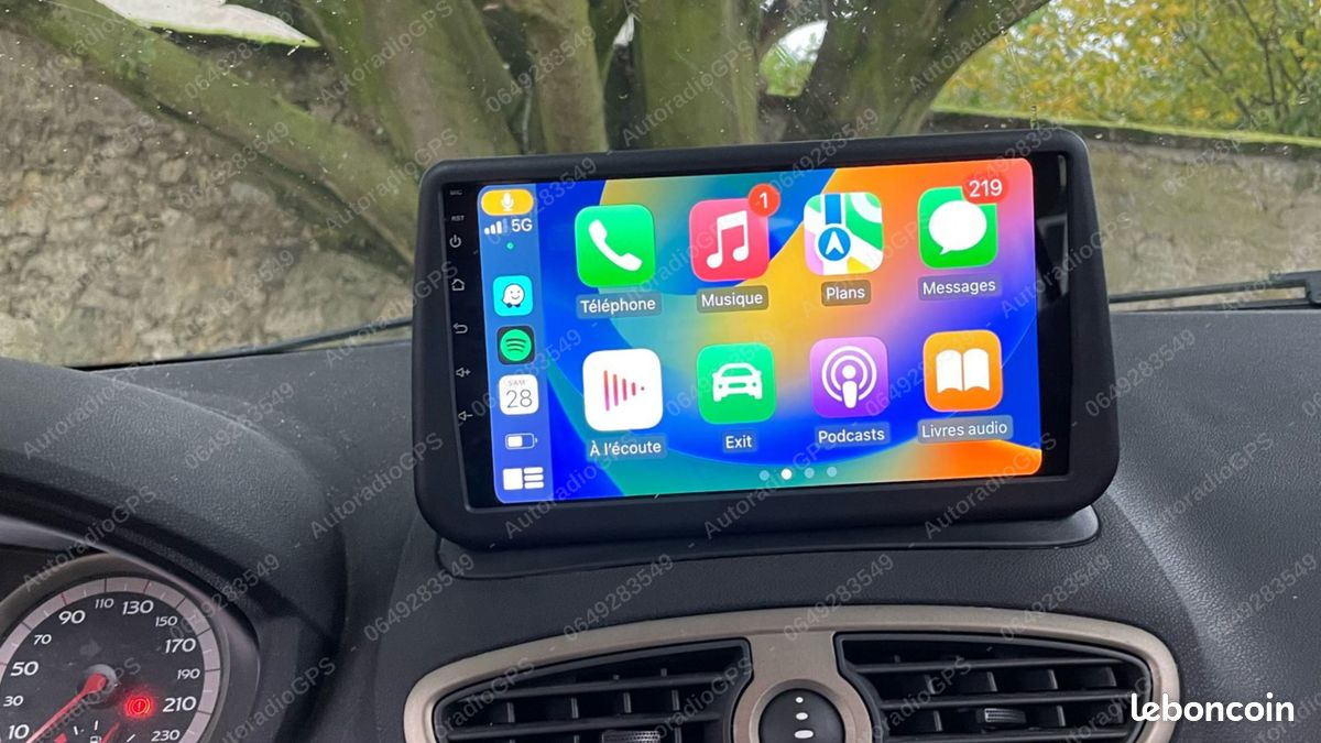 Autoradio GPS tactile pour RENAULT CLIO 4 / CarPlay - Android Auto (image 5)