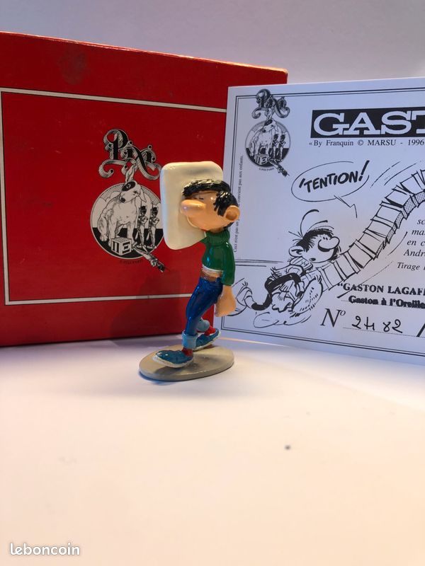 Figurine Pixi – Gaston Lagaffe (Franquin) – Matelas/Verglas – Plomb – NEUVE