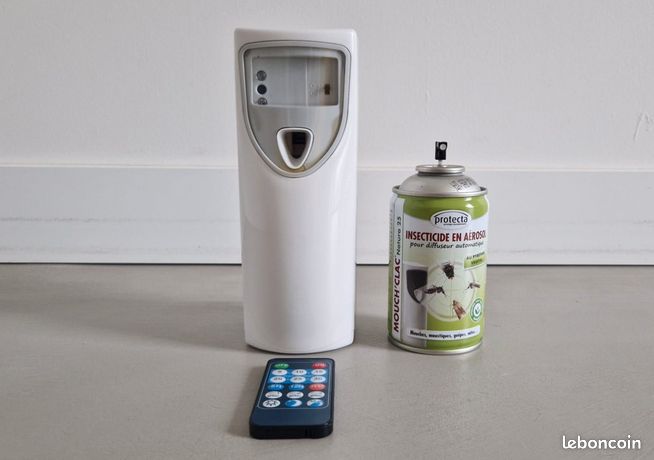 Protection Intérieur Extérieur Insectes Diffuseur Automatique D'insecticide Programmable Protecta - Télécommande, Pour Maison Et Terrasse - Jusqu'à 40 M²
