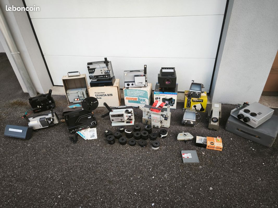 Lot projecteur film 8mm super 8 diapositive - Collection
