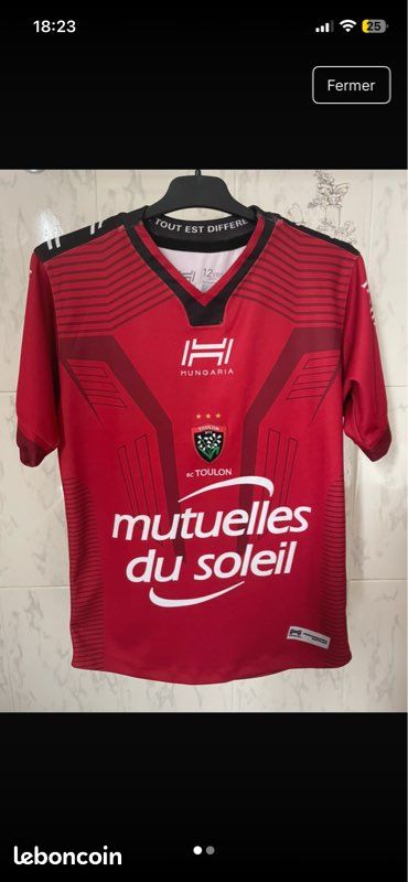 Maillot rugby Toulon Vêtements