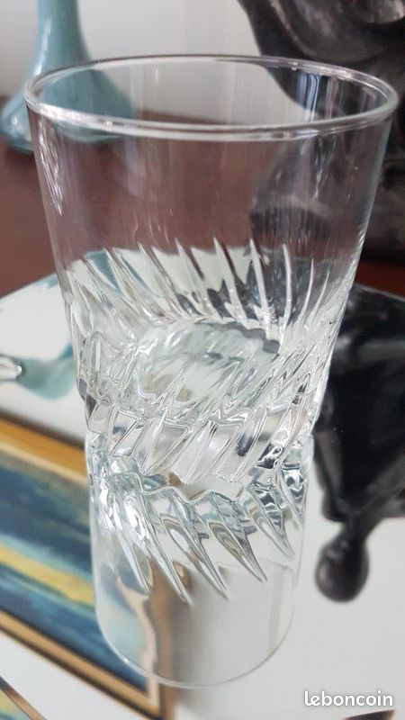 SIXBY Lot De 6 Verres à Eau 240ml - Verres à Jus Et Whisky - Clairs Épais Lavables Au Lave-Vaisselle