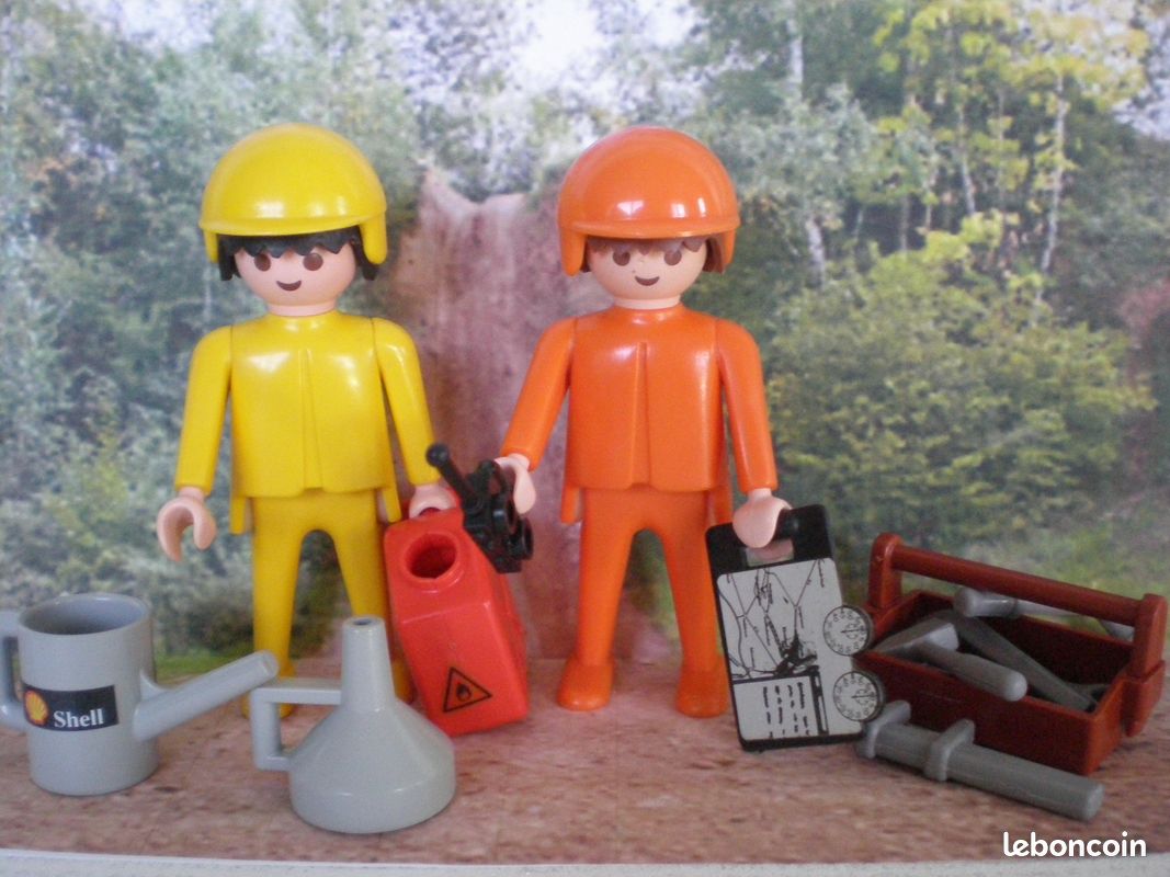 PLAYMOBIL VINTAGE STAND voiture rallye personnages, motos, accessoires divers EUR 8,51 - FR