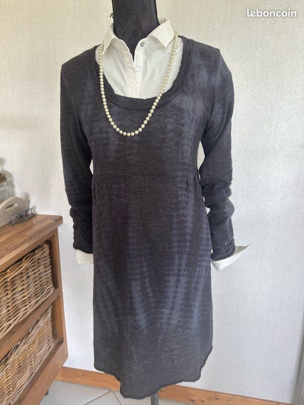 Chouchou cheveux gris en satin, fait en Suisse – Omé (ex l'atelier chouchou