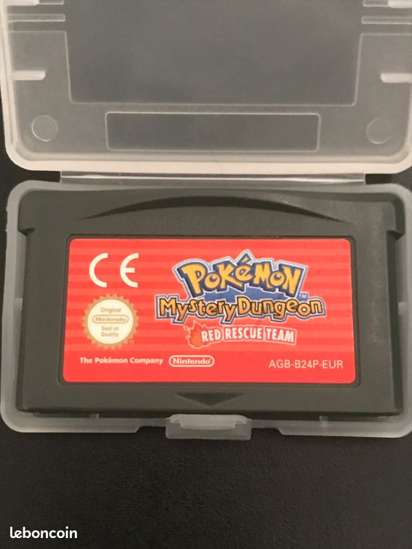 Pokemon Donjon Mystère Équipe de Secours Rouge Game Boy Advance GBA AUTHENTIQUE (image 2)