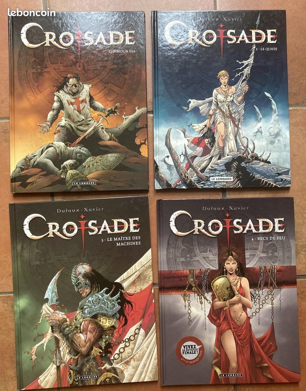 Dufaux et Xavier, Croisade complet en quatre volumes (image 1)