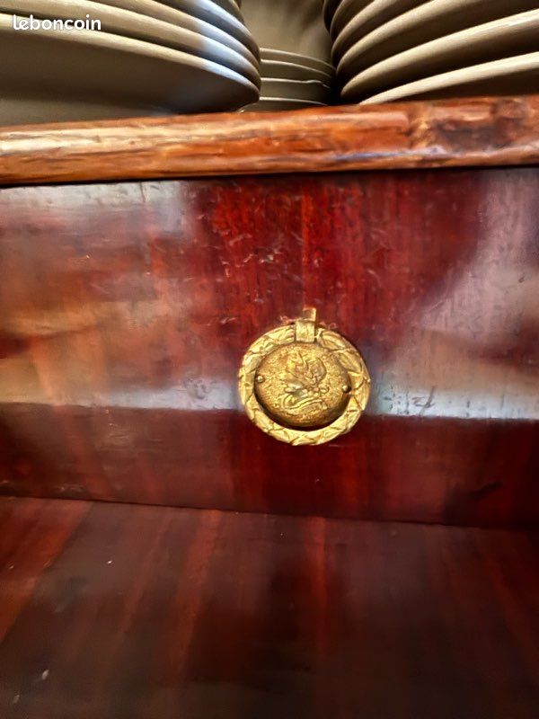 Vaisselier ancien - Armoire acajou 18eme siècle (image 5)