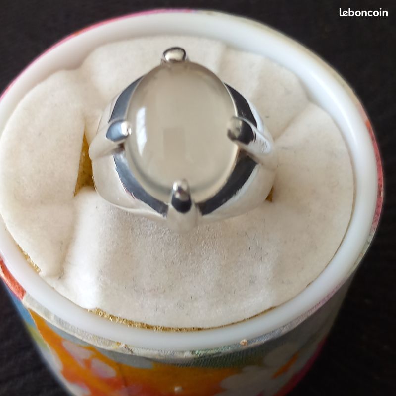 Superbe bague argent et pierre de lune (image 2)
