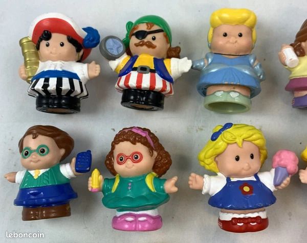 Lot 10 figurines Little People Fisher Price