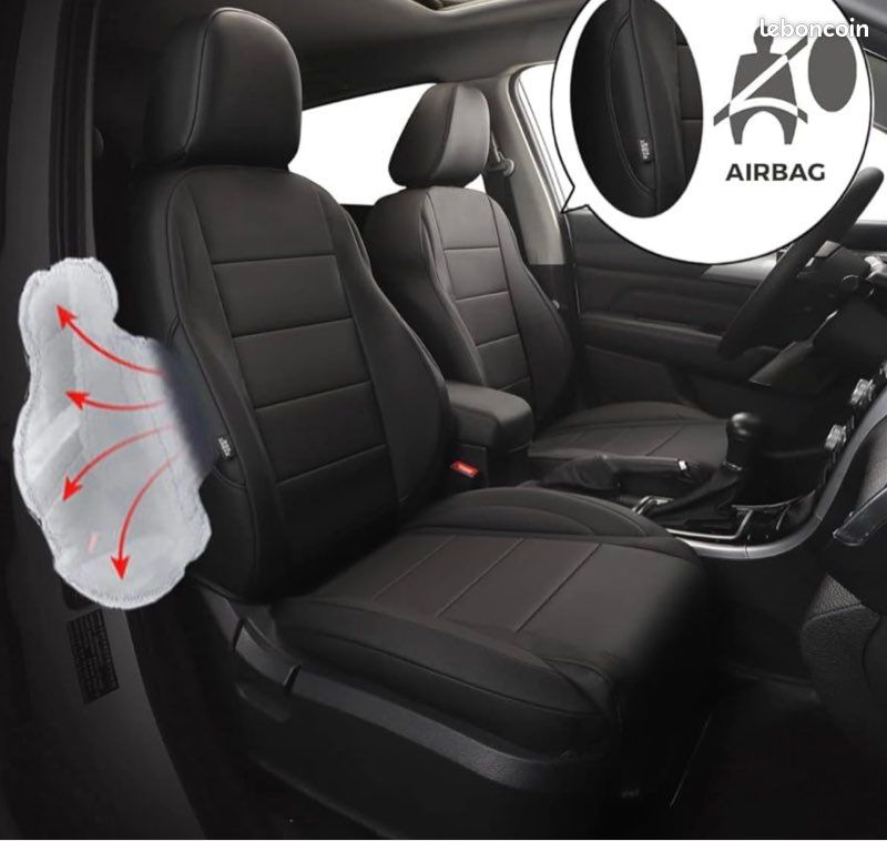 Housses De Siège Auto Pour Hyundai Tucson 2004-2009 – Avant, Compatibles Airbags, Tissu Respirant | Protection Anti-taches, Confort