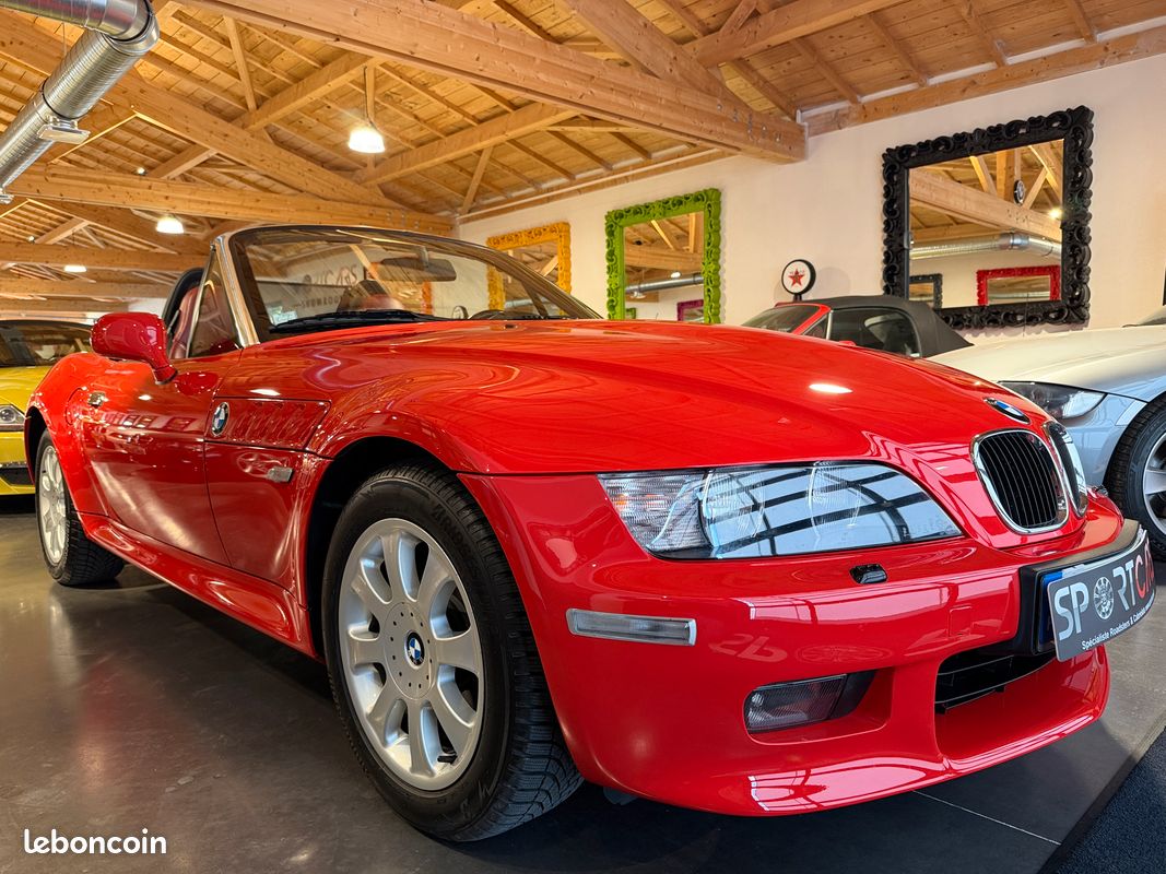 BMW Z3 2.0 6 Cylindres 150cv Phase 2 "RARISSIME" Rouge Hellrot II / Cuir Oregon Rouge 02/2000 71.000 km "ÉTAT NEUF" *LIVRAISON POSSIBLE (image 3)