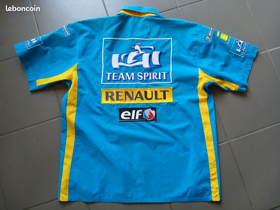 Chemise Renault Team F1 By Kappa Vintage