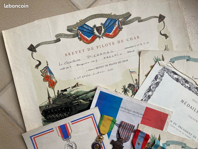 Grouping Indochine Spahis - Militaria (image 3)