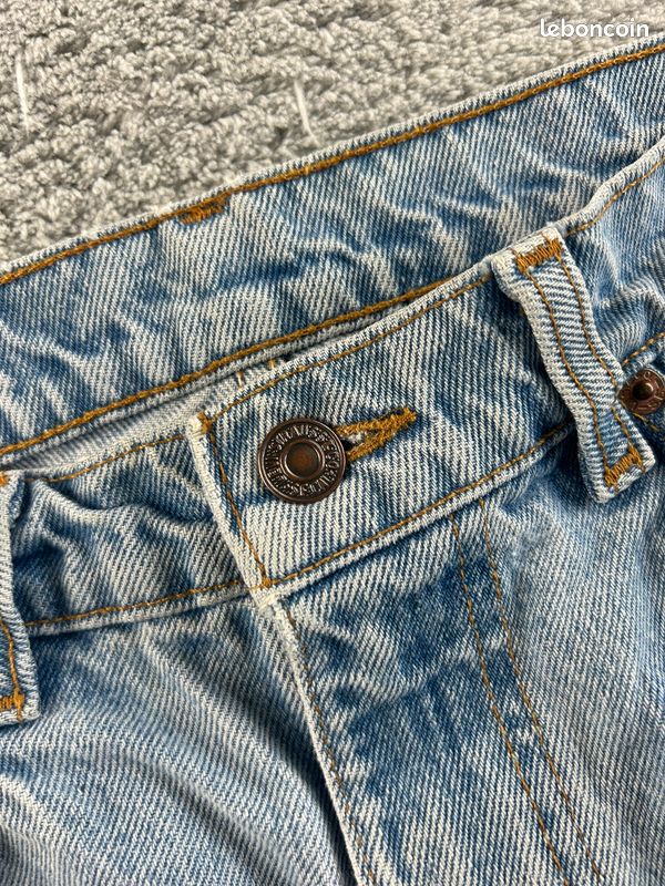 Jean Levi's Bleu Coupe Droite pour homme W31 FR40/42 L34 #LEV.2388 (image 6)