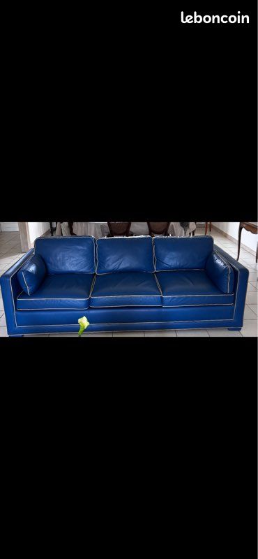 A vendre 1 canapé cuir (image 3)