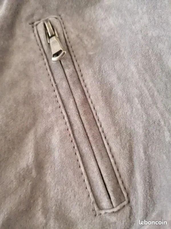 Veste En Daim Comptoir Des Cotonniers - Couleur Marron - Taille L - Neuve Avec étiquette
