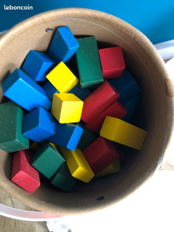 Cubes en bois Bino (Kubi) 100 pièces (image 5)