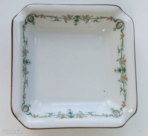 Cendrier en porcelaine - Label Emmaüs