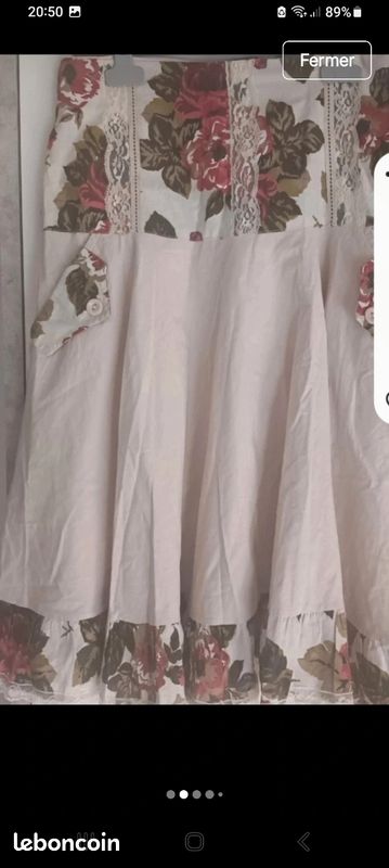Jupe 2TWO Taille 38 - Noir - Peu Portée, Très Bon état - Matière Polyester/viscose