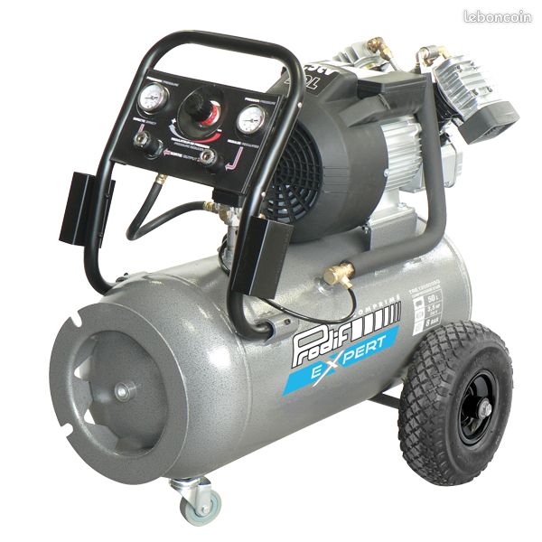 Compresseur coaxial 50l 3.5hp avec tableau de bord (image 3)
