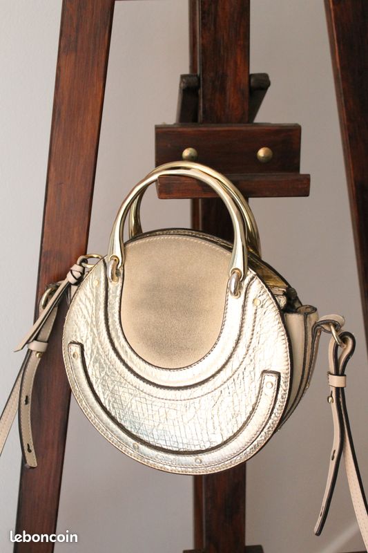 Sac à Main Chloé Pixie En Cuir Doré - Occasion Chic