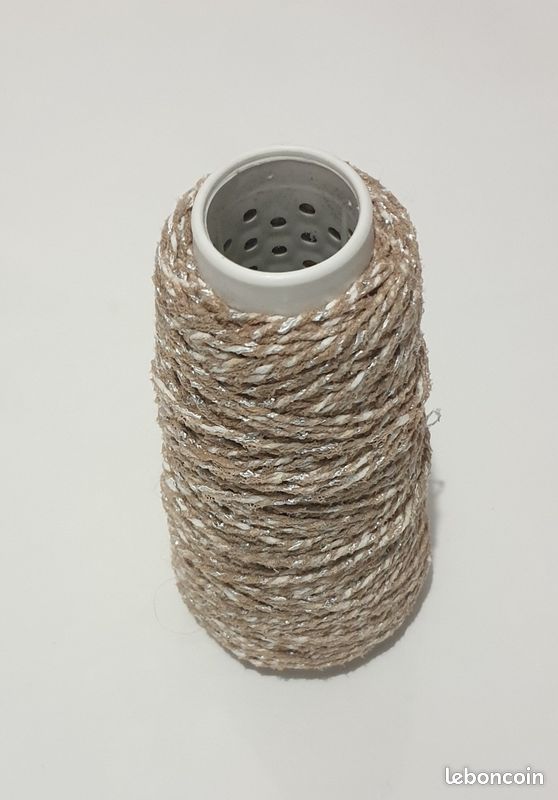 Fil fantaisie écru / beige / argent (image 2)
