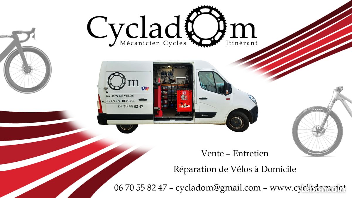 CYCLADOM - Mécanicien Cycles Itinérant (image 2)