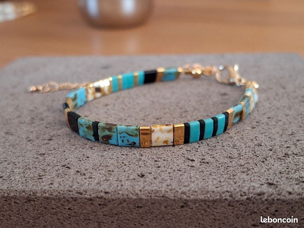 Bracelet Fantaisie En Verre - Occasion, Voir Photos Pour Détails Et Couleur