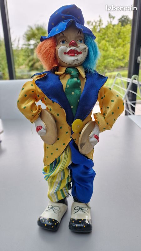 CLOWN automate musical - 29 cm - Années 70