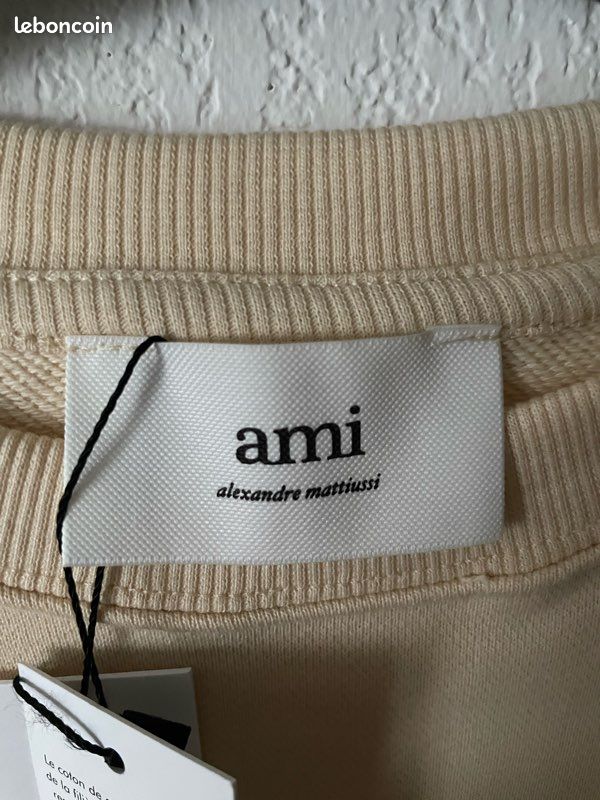 Pull ami taille M beige (image 6)